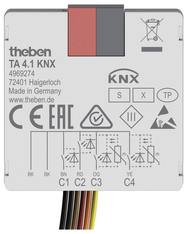 Theben KNX 4969274 tlačítkové rozhraní     TA 4.1 KNX