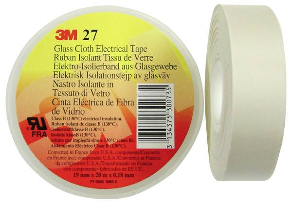 3M Scotch 27 19x20 7100119486 páska se skelným vláknem    1 ks