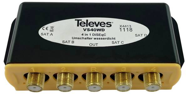 Televes VS 40 WD Přepínač DiSEqC