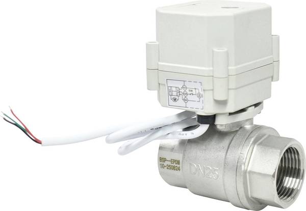 TRU COMPONENTS TC-A20-T25-S2-C/230VAC  kulový kohout bistabilní  0 do 10 bar