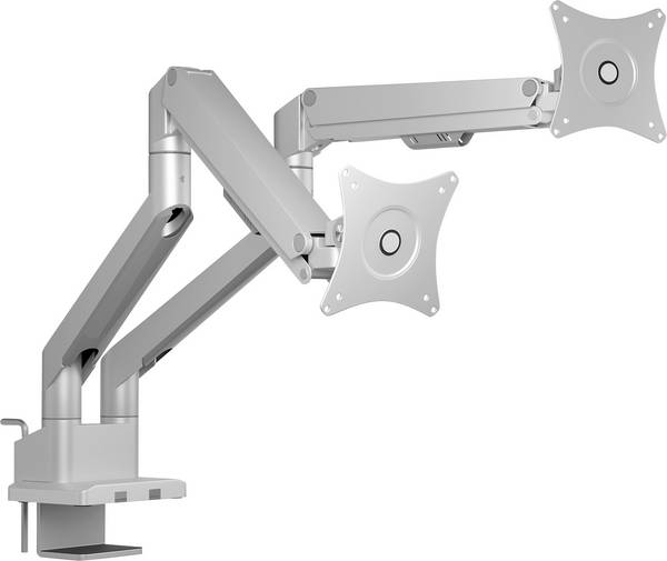 <br>  ICY BOX<br>  Monitorständer für zwei Monitore<br>  <br>  držák na stůl pro monitor<br>  2 Displej: (s)<br>  81,3 cm (32")<br>  šedá, stříbrná<br>  <br>