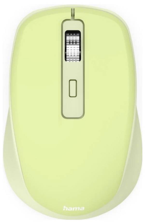 Hama WM-450 optická myš, přenos bezdrátový, 7 tlačítko, 1600 dpi, zelená