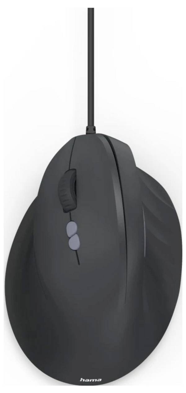 Hama ECM-500L optická myš, přenos kabelový, 7 tlačítko, 1800 dpi, černá