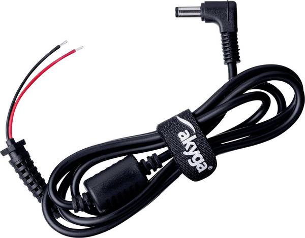 Akyga AK-SC-04 nízkonapěťový kabelový adaptér Dutá zástrčka 4,8 x 1,7 mm - kabel s otevřenými konci 4.8 mm 1.7 mm 1.2 m 1 ks Piece