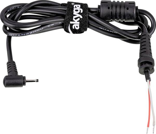 Akyga AK-SC-07 nízkonapěťový kabelový adaptér Dutá zástrčka 2,5 x 0,7 mm - kabel s otevřenými konci 2.5 mm 0.7 mm 1.2 m 1 ks Bag