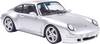 Solido model osobního automobilu Porsche 911 (993) polar stříbrný hotový model Model osobního automobilu