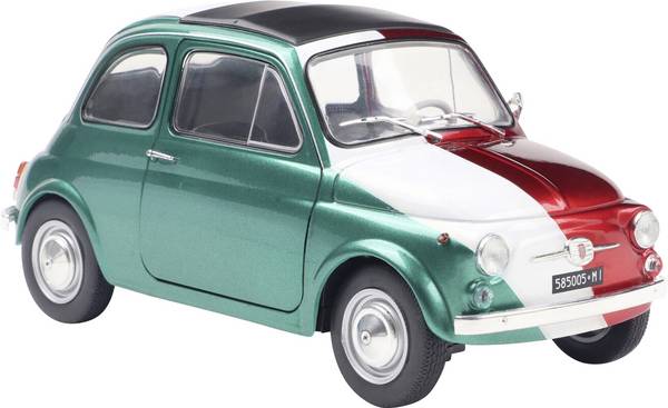 Solido model osobního automobilu Fiat 500 TRIBUTE TO ITALIA 1965 hotový model Model osobního automobilu