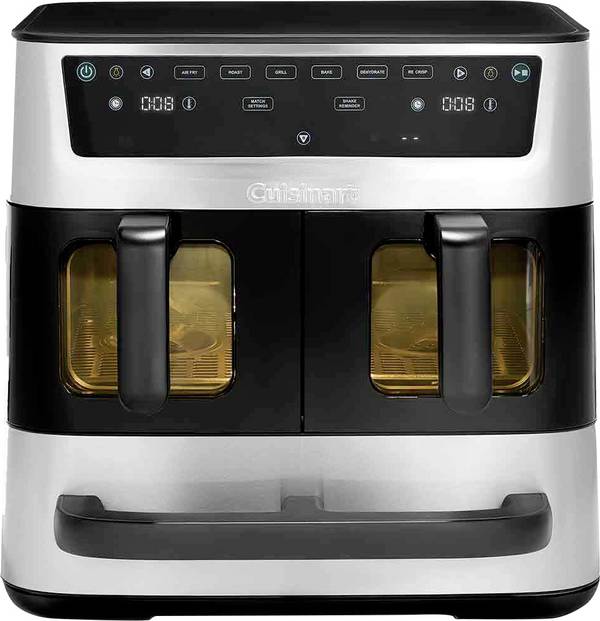 Cuisinart TriZone horkovzdušná fritéza 13.6 l stříbrná, černá