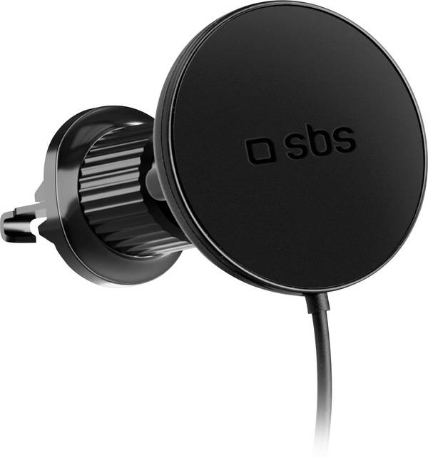 sbs mobile  upevnění na ventilační mřížku držák mobilního telefonu do auta otočné o 360°, s magnetickým upevněním, s funkcí indukčního nabíjení, s funkcí nabíjení