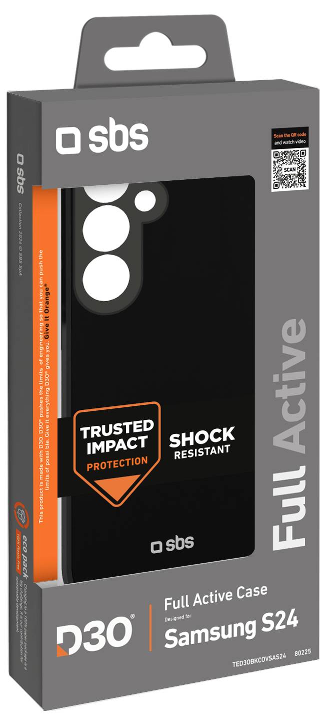 Balení 'iPhone 14 Pro Extreme Mag Case' od SBS. Průhledný obal s označením 'Trusted Impact Protection' a 'Shock Resistant.'