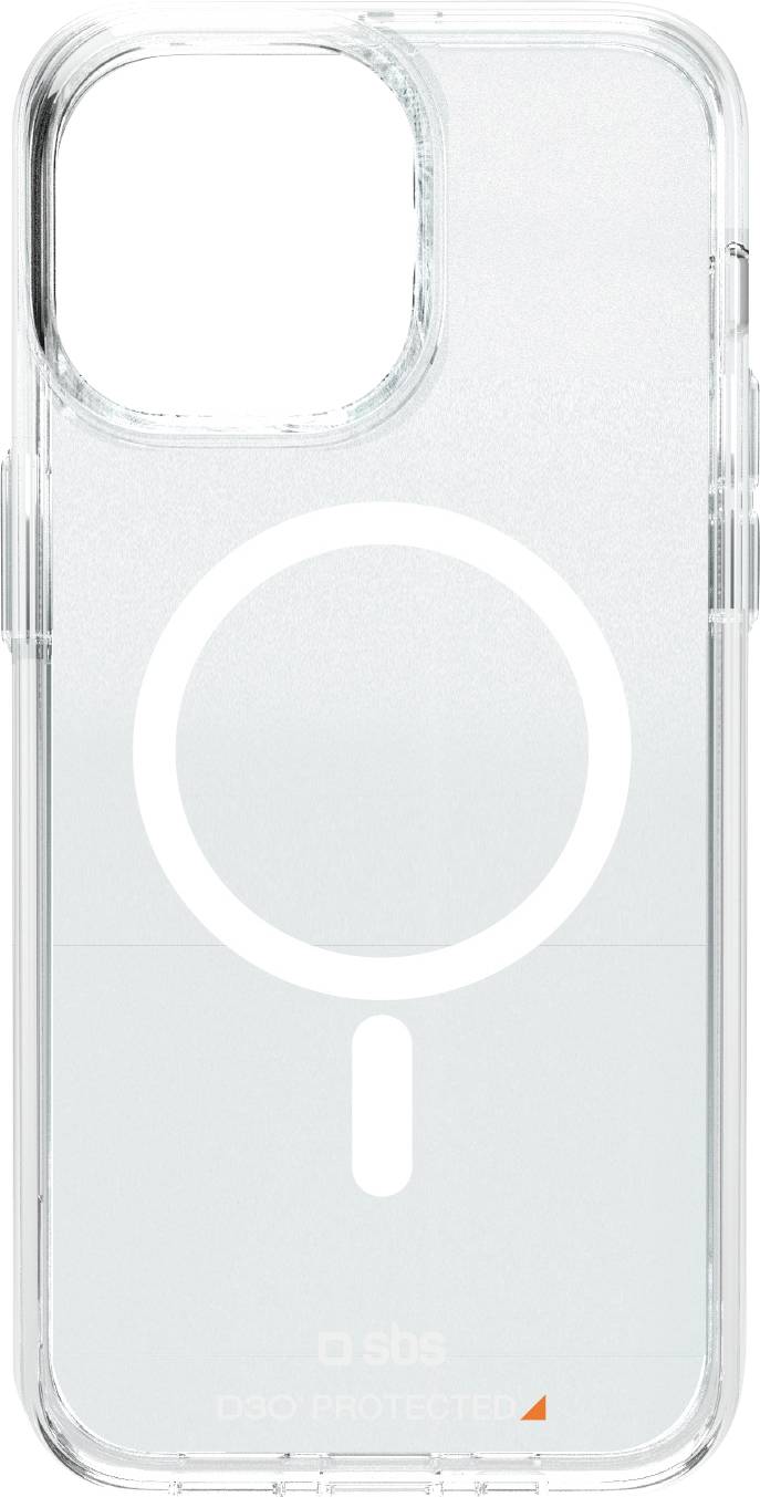Čiré pouzdro na telefon s kompatibilitou MagSafe, obsahující kruhový design pro zarovnání, se hodí na chytrý telefon.