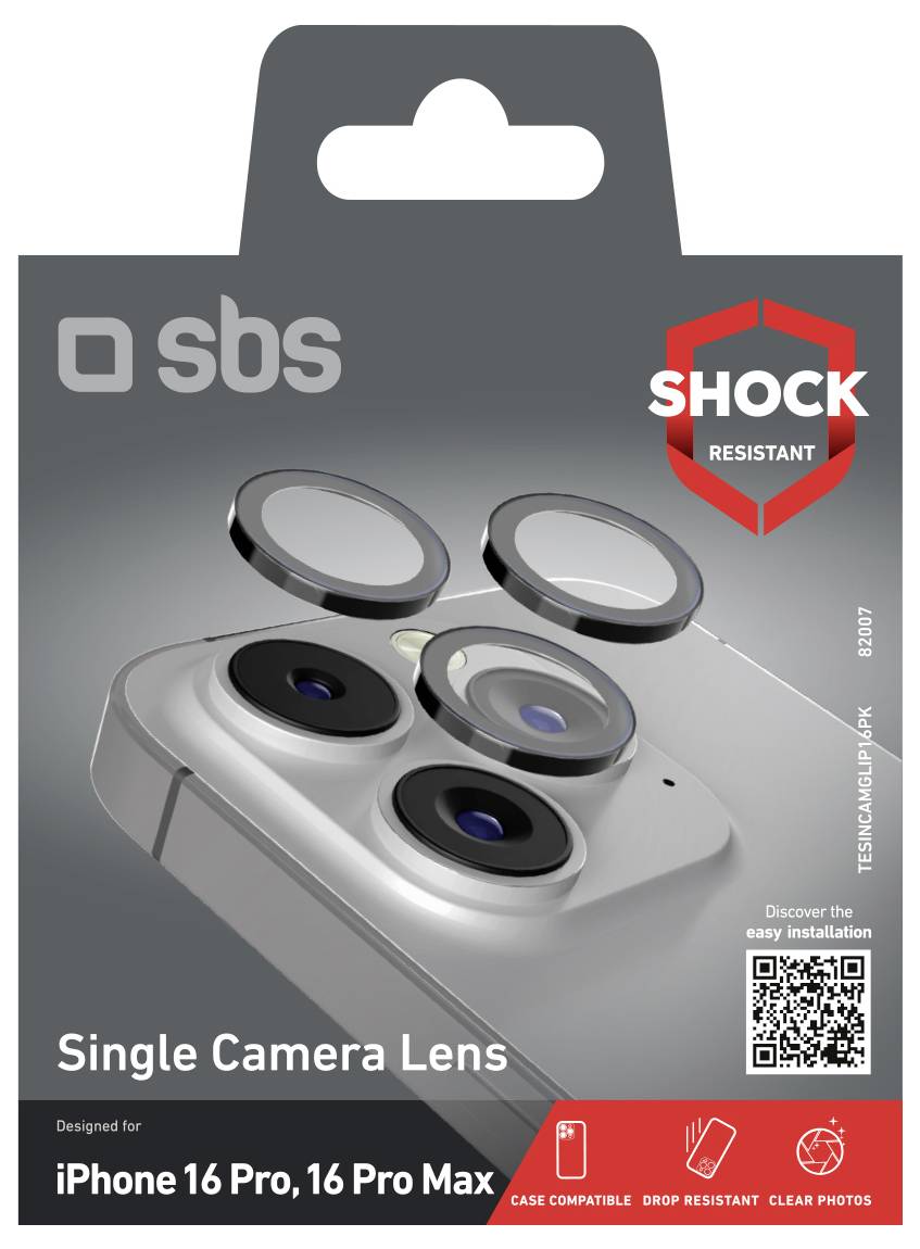 Obaly odolný proti šokům jednoho fotoaparátu pro iPhone 16 Pro, 16 Pro Max s ochranným sklem. Funkce zahrnují kompatibilitu s pouzdry a odolnost proti pádu.