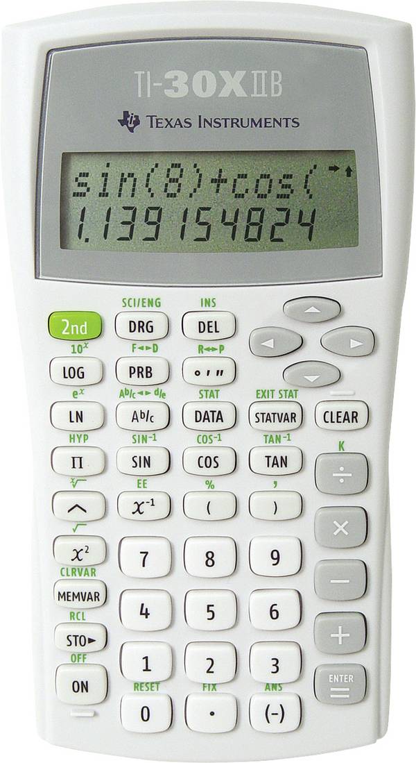 Texas Instruments Schulrechner TI-30 X II B  školní počítač, šedá