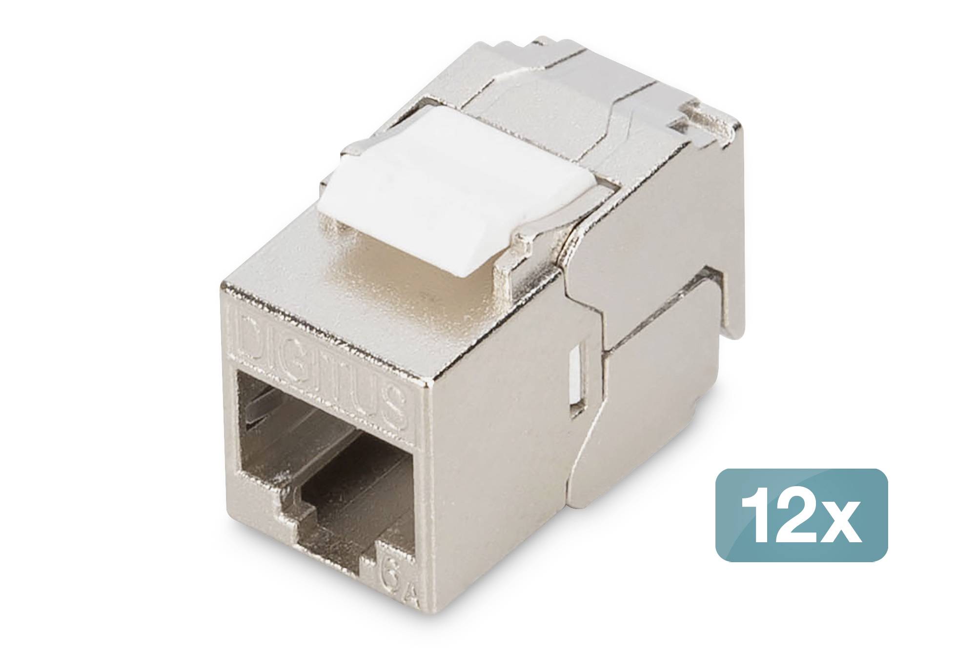 Digitus DN-93615-S-12 RJ45 vestavný modul Keystone CAT 6A 12 ks-0