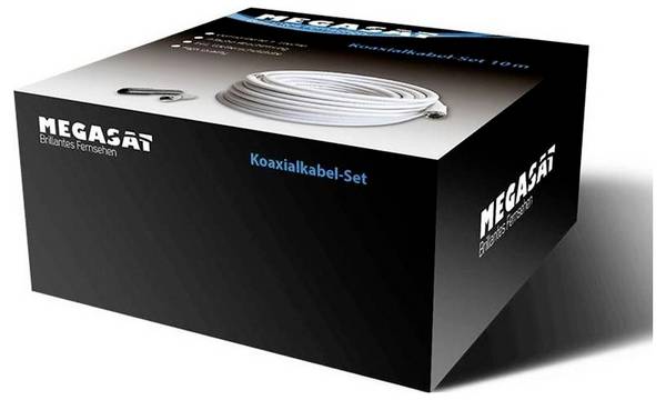 MegaSat 100148 koaxiální kabel, vnější Ø: 7 mm, bílá, 50 m