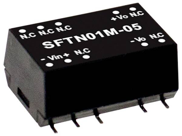 MEAN WELL SFTN01M-15SC DC/DC měnič napětí 12 V 12 V 0.067 A 1 W  Obsah 1 ks