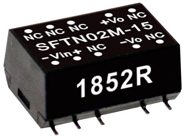 MEAN WELL SFTN02L-12SC DC/DC měnič napětí 5 V 12 V 0.170 A 2 W  Obsah 1 ks