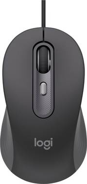 Logitech 910-007511 optická myš, přenos kabelový, 4 tlačítko, 4000 dpi, grafit