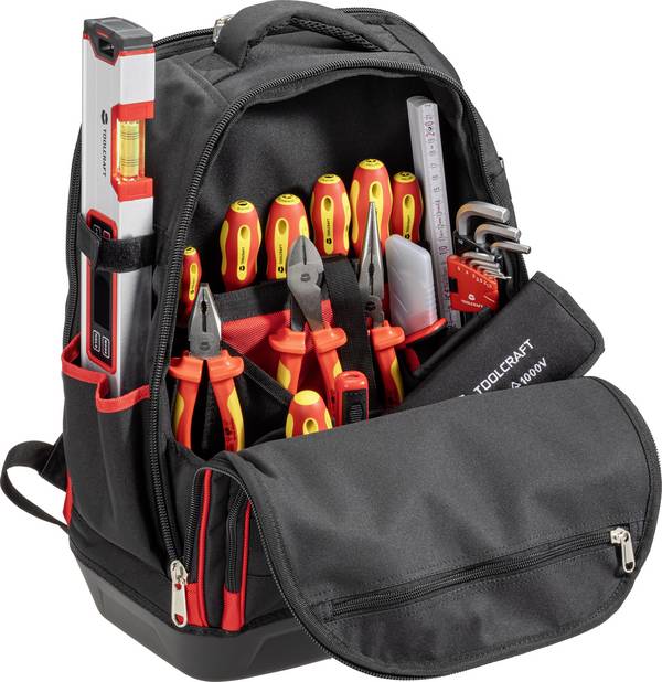 TOOLCRAFT TO-10672410 Batoh s nářadím, (š x v x h) 35 x 45 x 23 cm