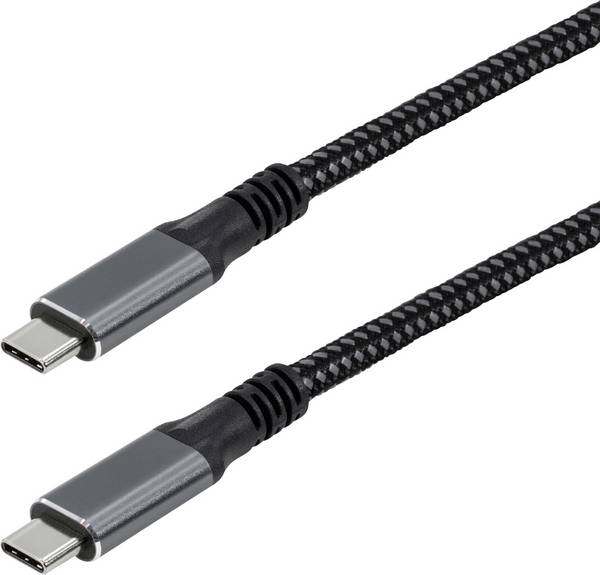 Maxtrack Kabel USB-C  USB 3.2 Gen2 USB-C ® zástrčka 3 m černá oboustranně zapojitelná zástrčka, pozlacené kontakty C531-3L