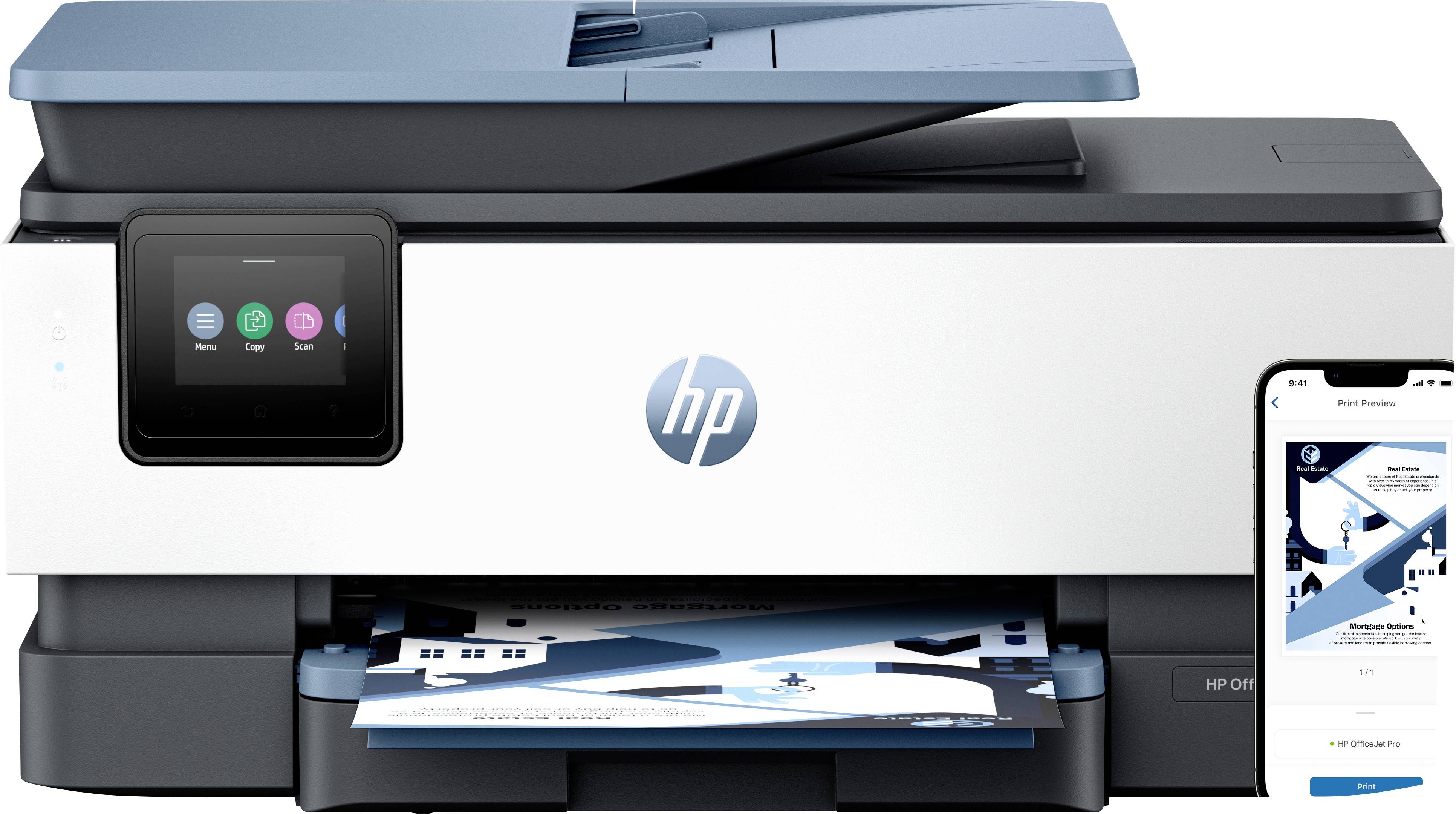 HP Officejet Pro 8125e All-in-One multifunkční tiskárna inkoustová barevná A4 tiskárna, skener, kopírka-0