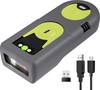 inateck BCST-42_green skener čárových kódů Bluetooth, bezdrátové 1D, 2D LED Černá, Green ruční skener vč. stojánku
