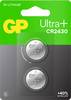 GP knoflíkový článek CR 2430 3 V 2 ks 300 mAh Li-MnO2 GP Ultra Plus Batterie Lithium Knopfzelle CR2430 2 Stück