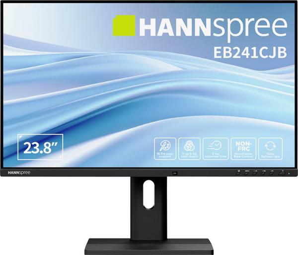 Hannspree EB241CJB LED monitor 60.5 cm (23.8 palec)1920 x 1080 Pixel, 16:9, 6 ms, TN LCD