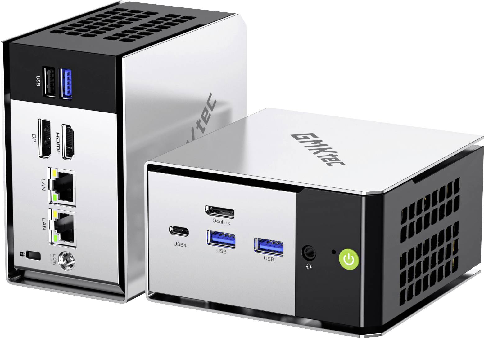 GMKtec mini PC (HTPC) Nucbox M8 AMD Ryzen 5 Pro 6650H 4.5 GHz 16 GB RAM 512 GB SSD AMD Win 11 Pro M8-0