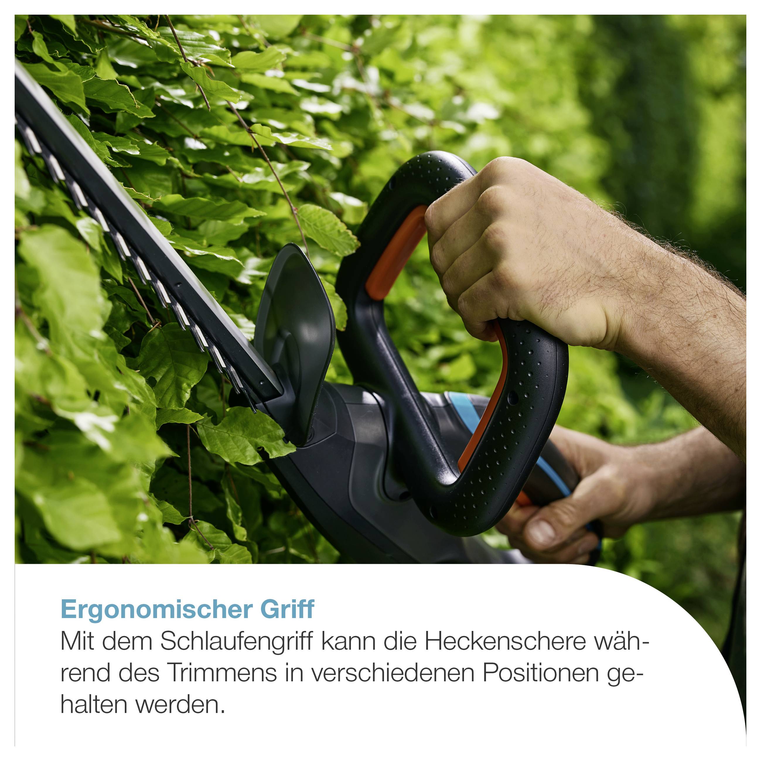 GARDENA Akku-Heckenschere EasyCut 45/18V P4A Ready-To-Use Set akumulátor Aku nůžky na živý plot 18 V Li-Ion 450 mm-3