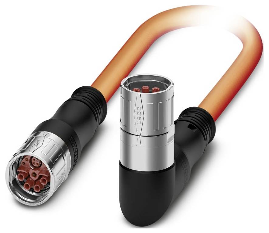 Phoenix Contact K-8E-M23F8/10,0-H00/M23FK-C5-S Kabel pro senzor/aktor, 1698693, piny: 4+PE, 10 m, 2 ks