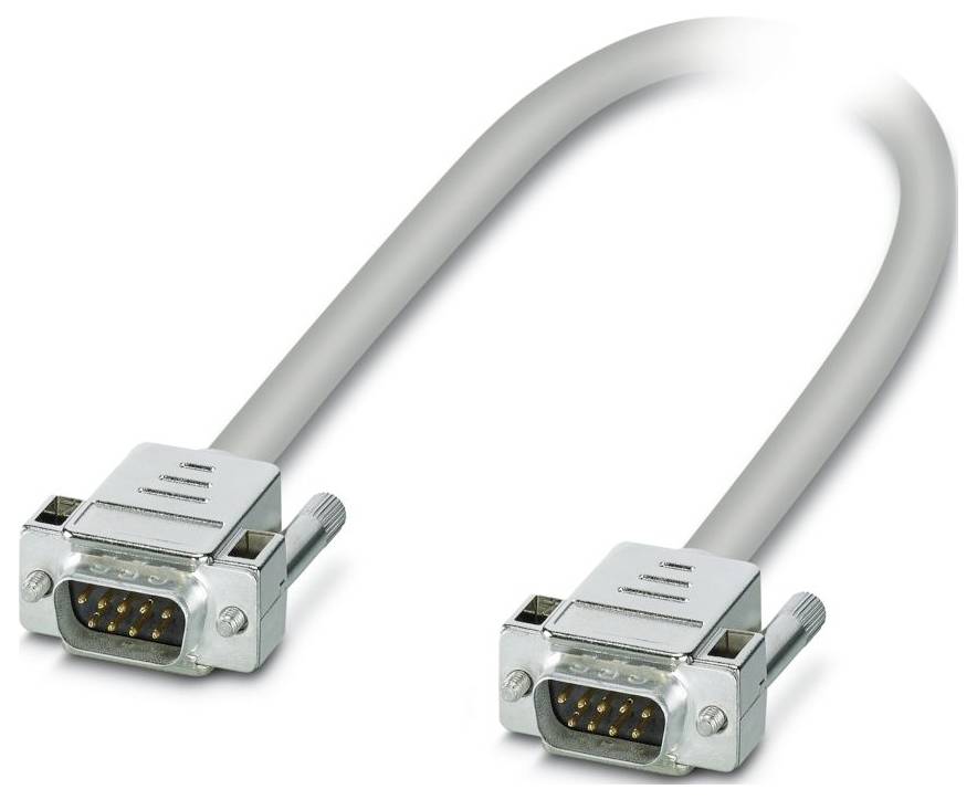 Kabel VGA se dvěma konektory, každý s třemi řadami po pěti kolíkech. Kabel se používá k připojení videozobrazovacích zařízení.