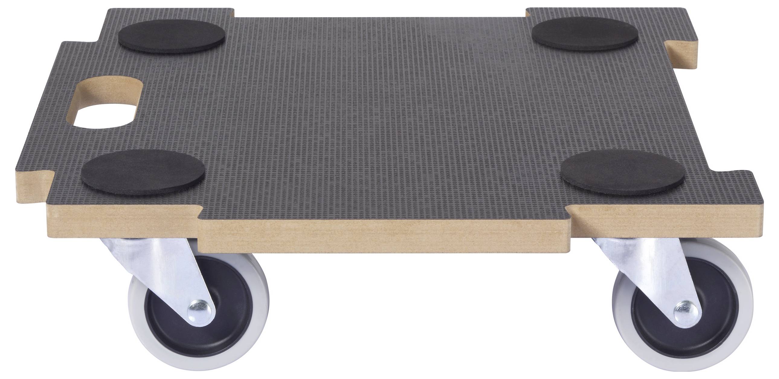 TOOLCRAFT TO-10748217 Erweiterbare plošina s kolečky , materiál MDF, max. 200 kg, 390 mm x 390 mm x 110 mm-1