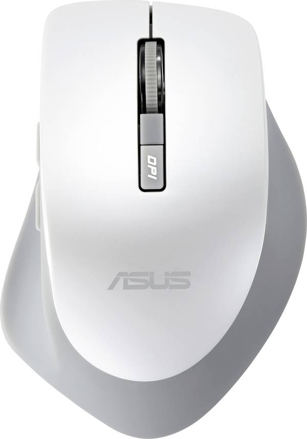 Asus Asus WT425 kabellose Maus, Weiß optická myš, přenos bezdrátový, 1600 dpi, vícebarevná