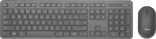 Asus ASUS CW100 Tastatur-Maus-Set, schwarz, G optická sada klávesnice a myše, přenos bezdrátový, 1600 dpi, černá