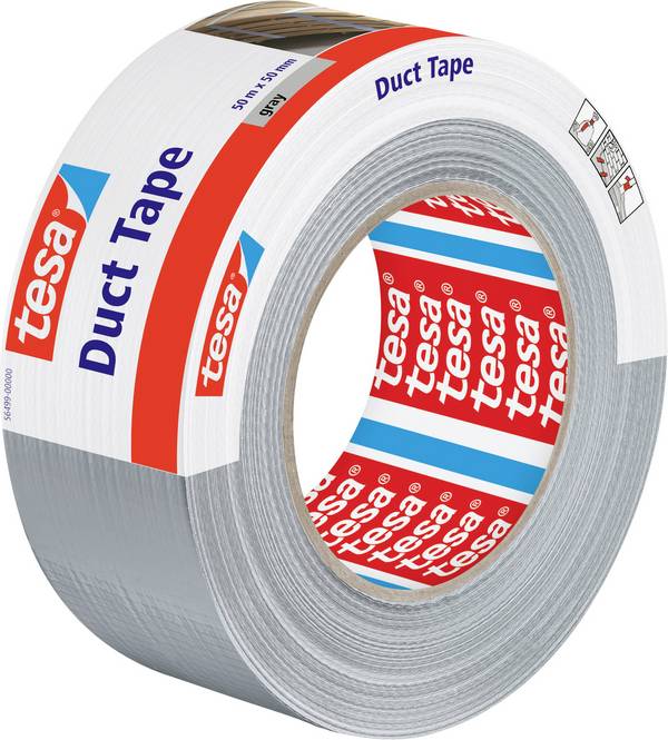 tesa  56499-00000-15 instalatérská izolační páska tesa® Duct tape šedá (d x š) 50 m x 50 mm 1 ks