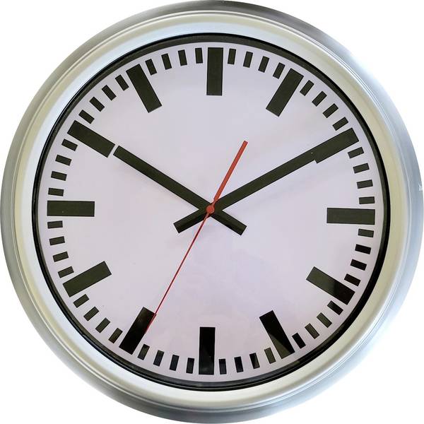 EUROTIME ET-56451-07  rádiové hodiny stříbrná