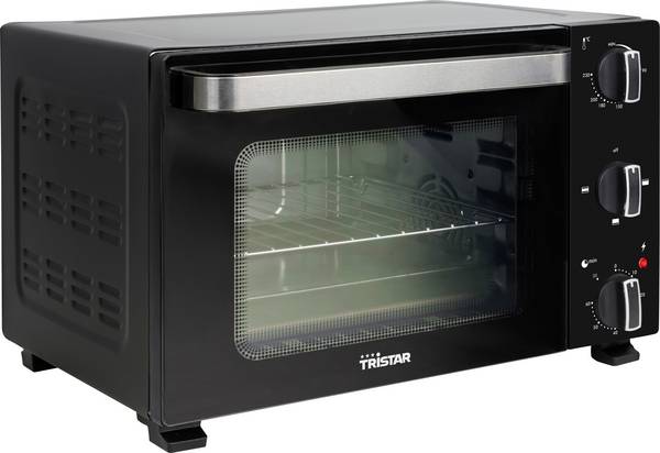 Tristar OV-3650 mini trouba  funkce časovače, indikátor, recirkulační funkce 20 l