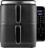 GourmetMaxx FryUp Vertical 15305 horkovzdušná fritéza 10 l 2800 W 2 samostatné regulátory teploty, nepřilnavý povlak, Digitální časovač černá