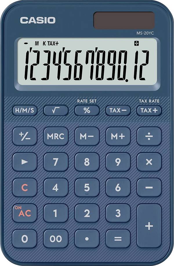 Casio   stolní kalkulačka, displej (počet míst) 12, Navy