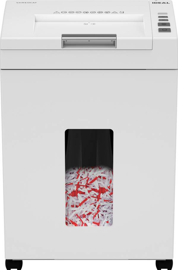 Ideal Office Shredcat 8291 CC skartovačka 150 listů na kousky 4 x 10 mm P-4 21 l Křížový řez kancelářské sponky, kreditní karty