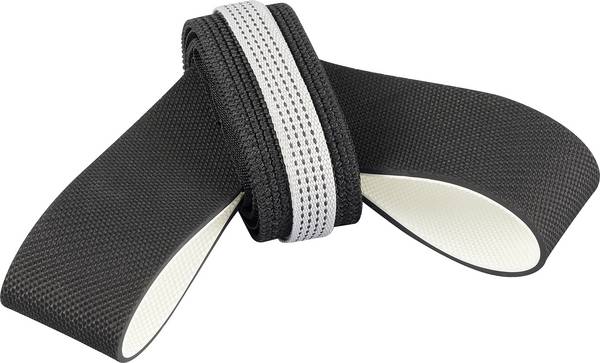 TRU COMPONENTS ESD zemnící pata 1 ks černá Elastický suchý zip, stříbrný pásek, černá   Bag