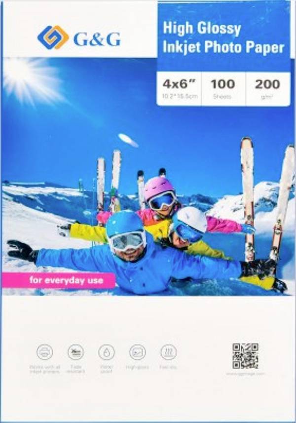 G&G  200GSM-4X6-100 fotografický papír  200 g/m² 100 ks