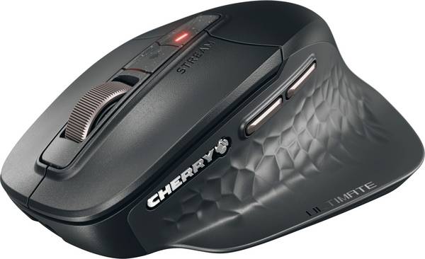 CHERRY CHERRY MSM STREAM MOUSE ULTIMATE optická myš, přenos Bluetooth®, 7 tlačítko, 4000 dpi, černá