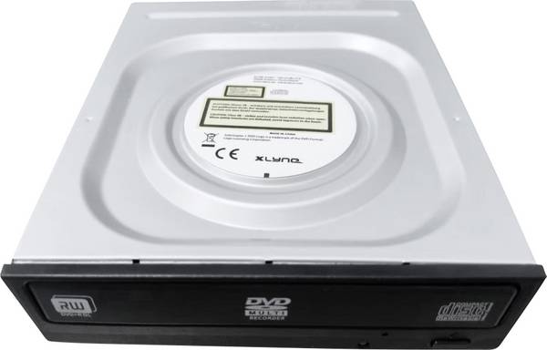 Xlyne 570504 interní DVD mechanika Bulk SATA III černá, stříbrná