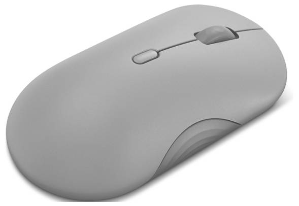 Elegantní, moderní bezdrátová počítačová myš s kolečkem na posun a dvěma tlačítky, ideální pro ergonomickou a efektivní navigaci.