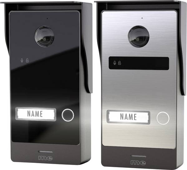 m-e modern-electronics ALL-V10B-M7W-IPS Wi-Fi, dvoulinkový domovní video telefon bílá/černá, 41500