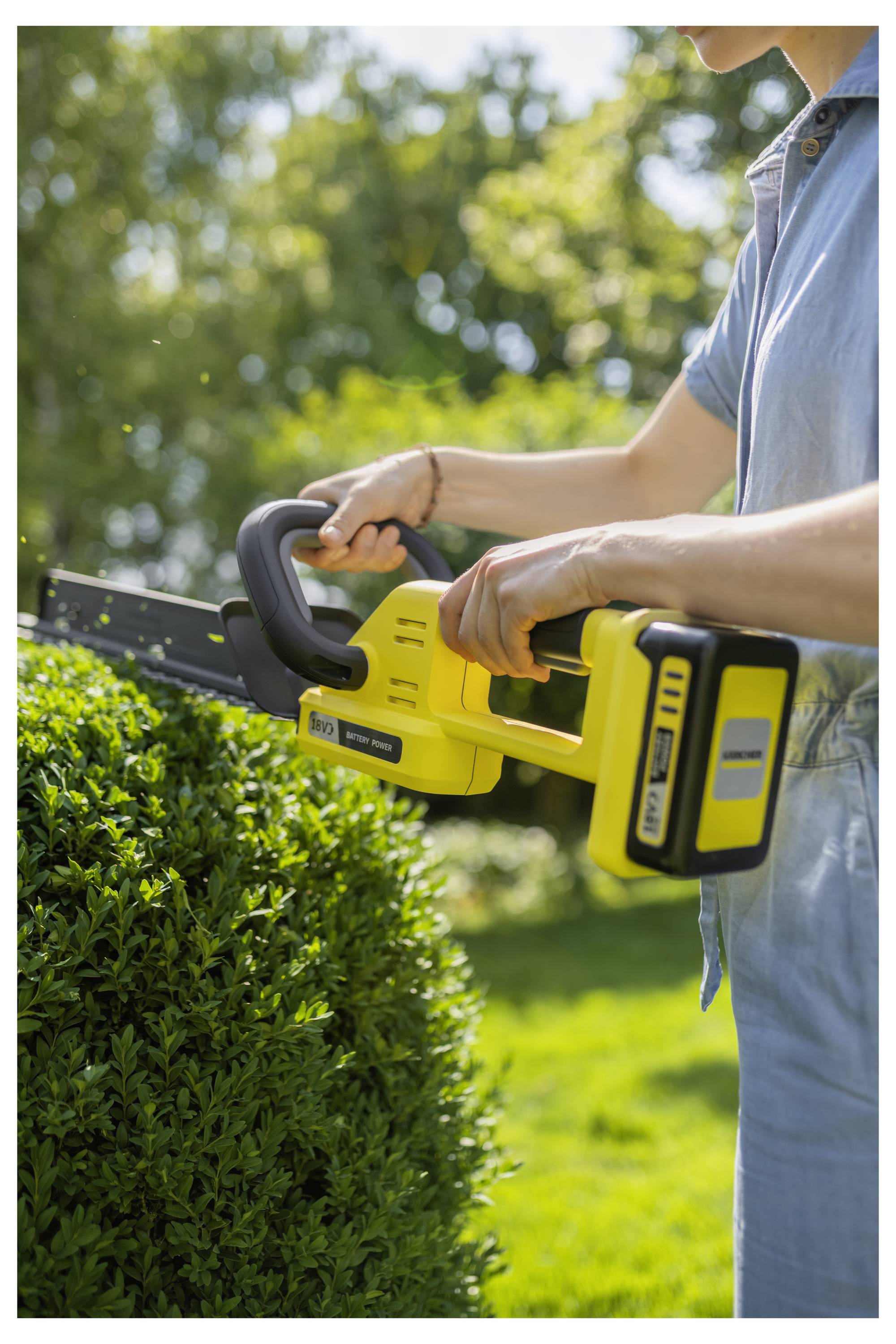 Kärcher Home & Garden HGE 3-18 akumulátor Aku nůžky na živý plot bez akumulátoru, bez nabíječky 18 V 500 mm-9