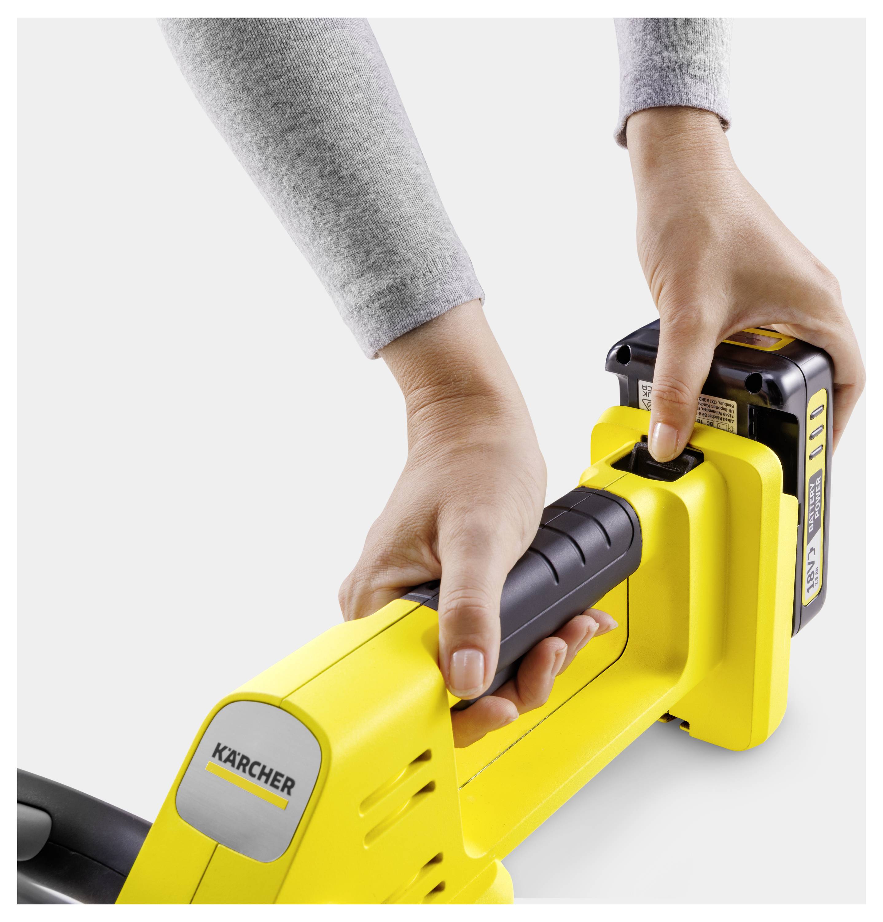 Kärcher Home & Garden HGE 3-18 Battery Set akumulátor Aku nůžky na živý plot + akumulátor, vč. nabíječky 18 V Li-Ion 500-3