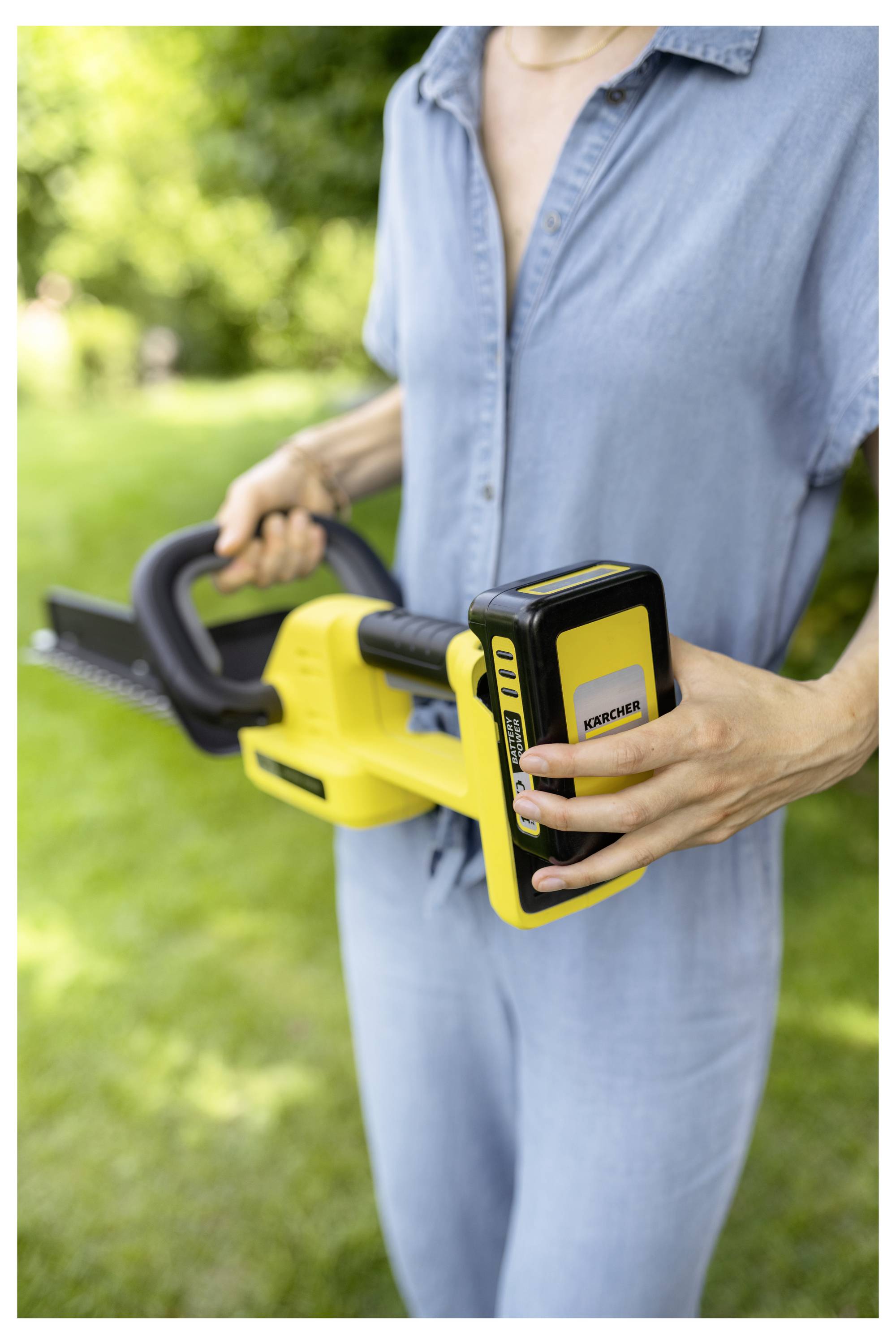 Kärcher Home & Garden HGE 3-18 Battery Set akumulátor Aku nůžky na živý plot + akumulátor, vč. nabíječky 18 V Li-Ion 500-5